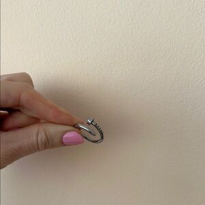 Silver Nail Ring size 7